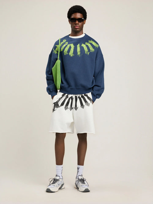 Big Neck Logo Loose Sweatshirt