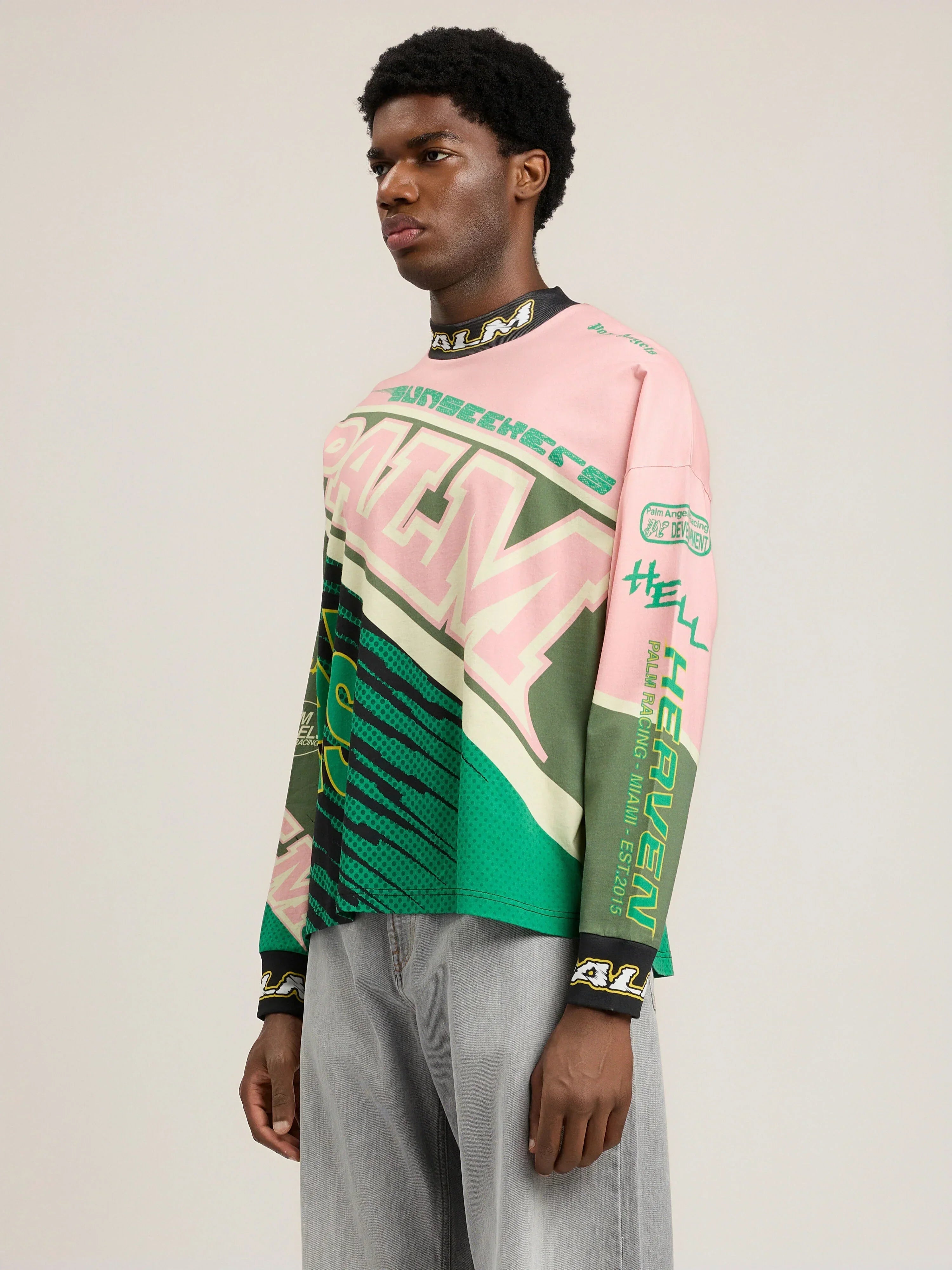 Racing Loose Long-Sleeved T-Shirt