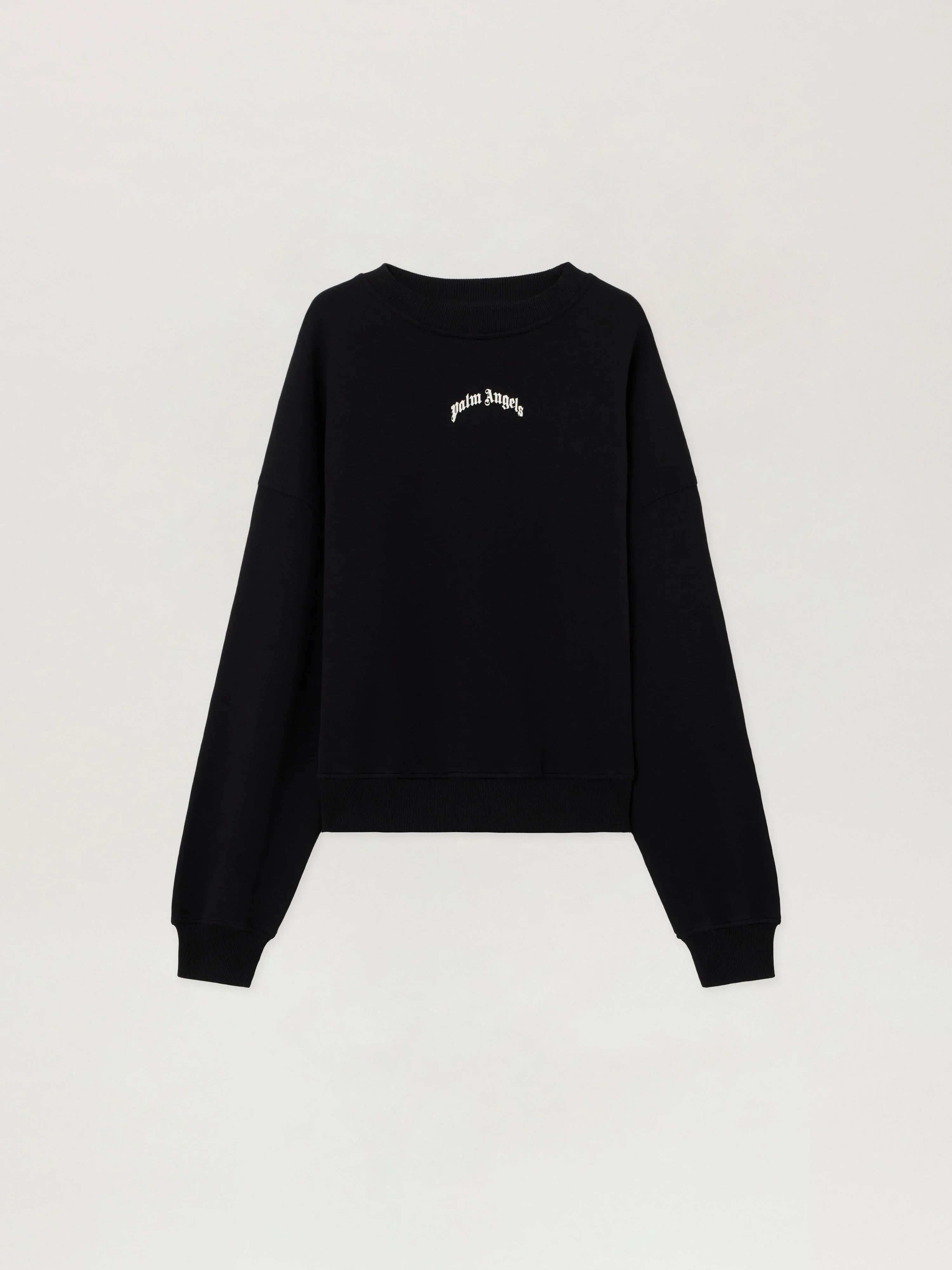 Back Curved Logo Loose Sweatshirt