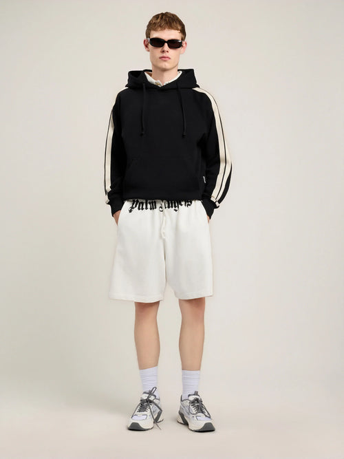 Back Curved Logo Track Hoodie