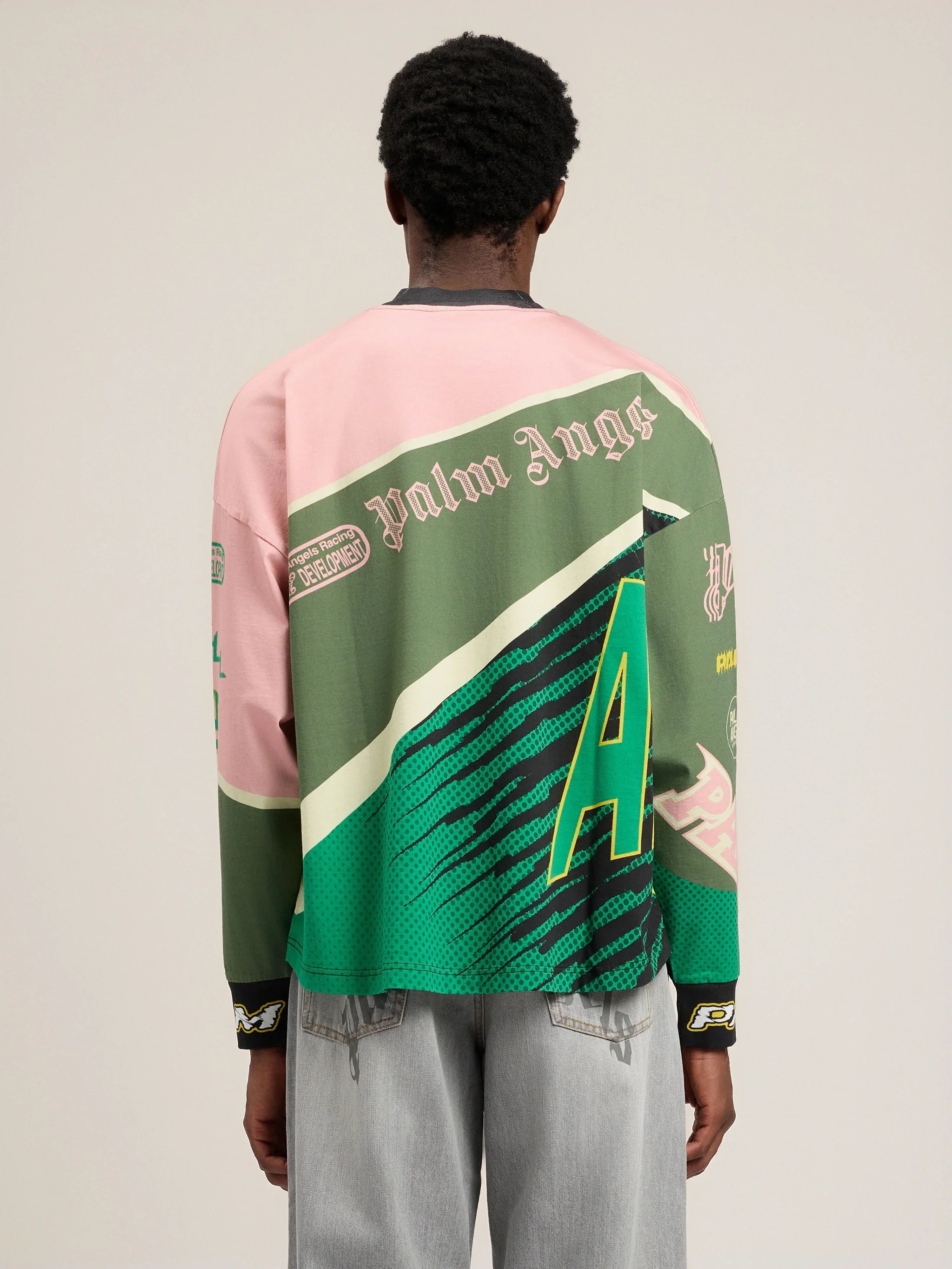 Racing Loose Long-Sleeved T-Shirt