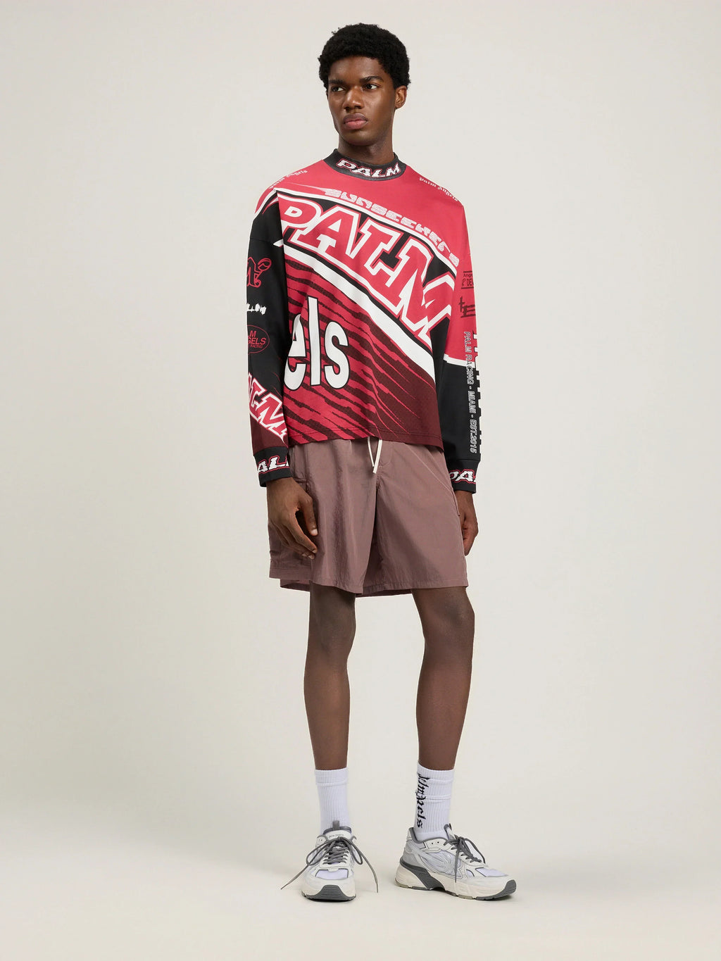 Racing Loose Long-Sleeved T-Shirt