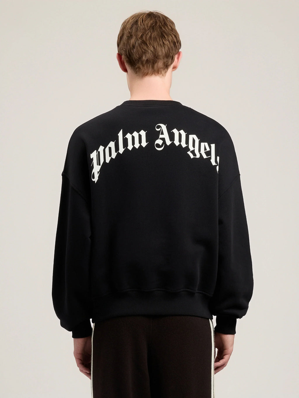 Back Curved Logo Loose Sweatshirt