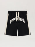 Curved Logo Track Sweatshorts