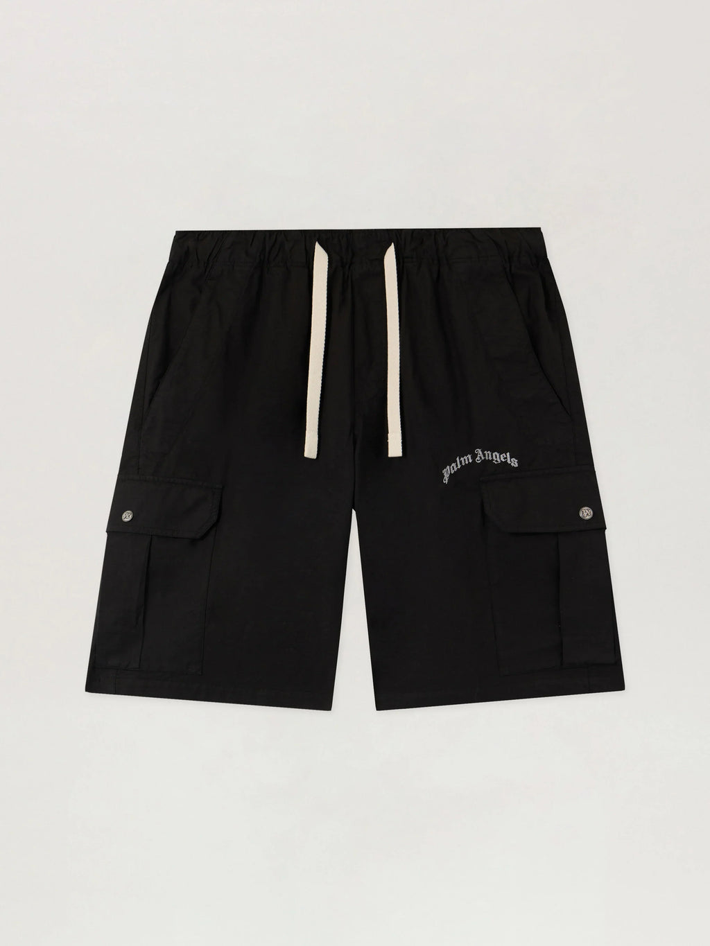 Curved Logo Loose Cargo Shorts