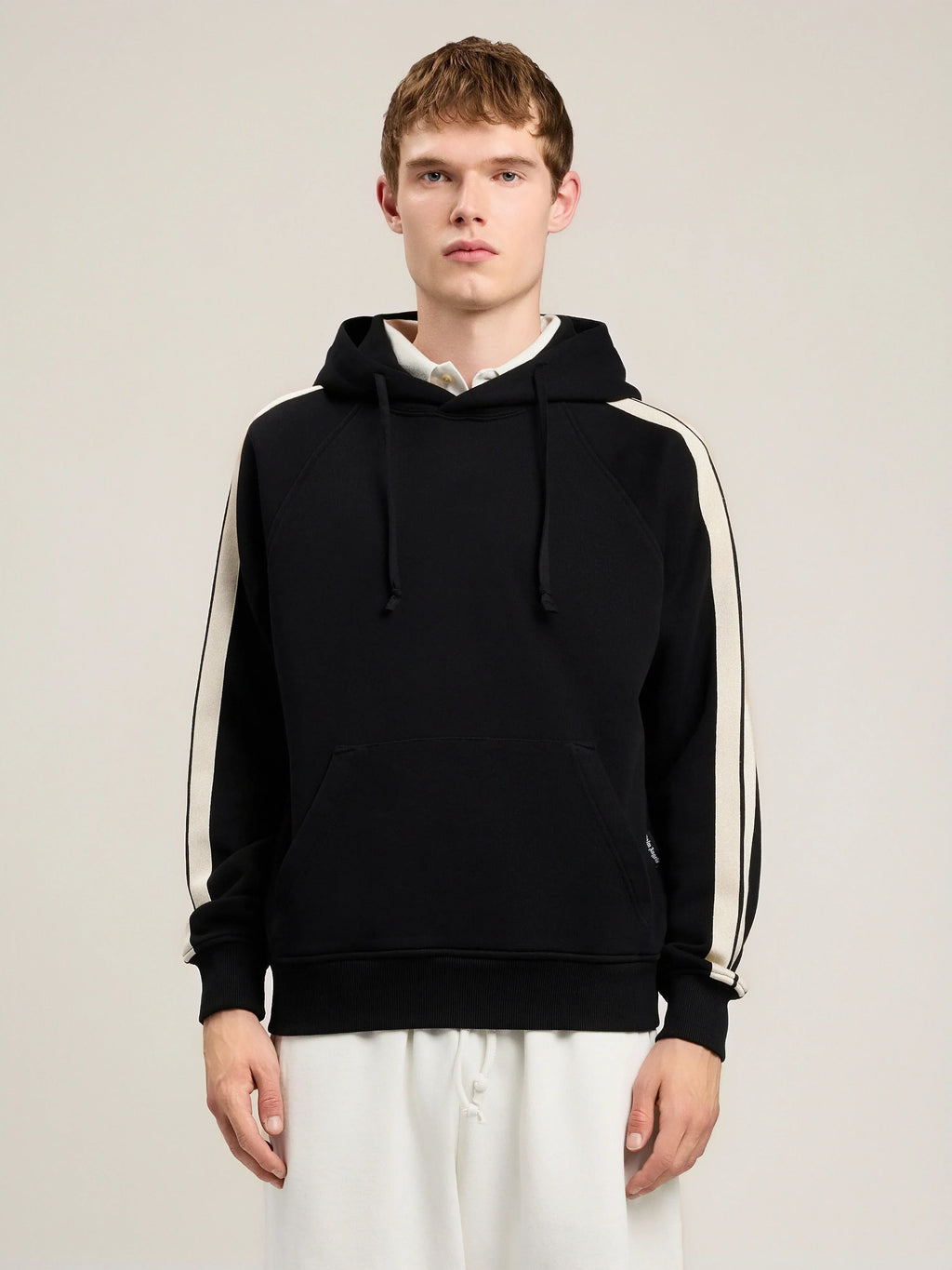 Back Curved Logo Track Hoodie