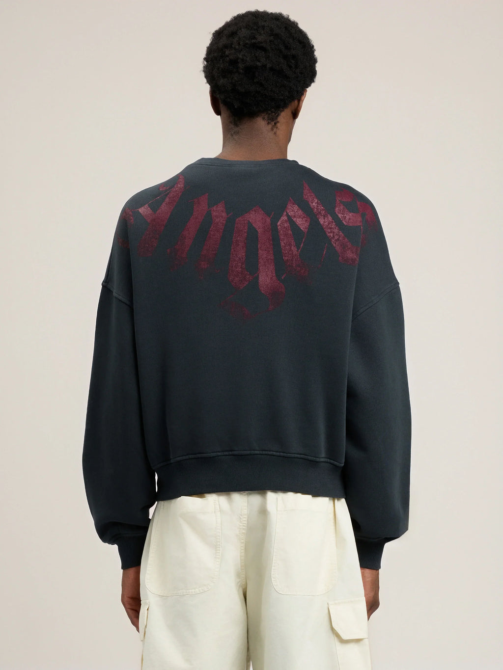 Big Neck Logo Loose Sweatshirt