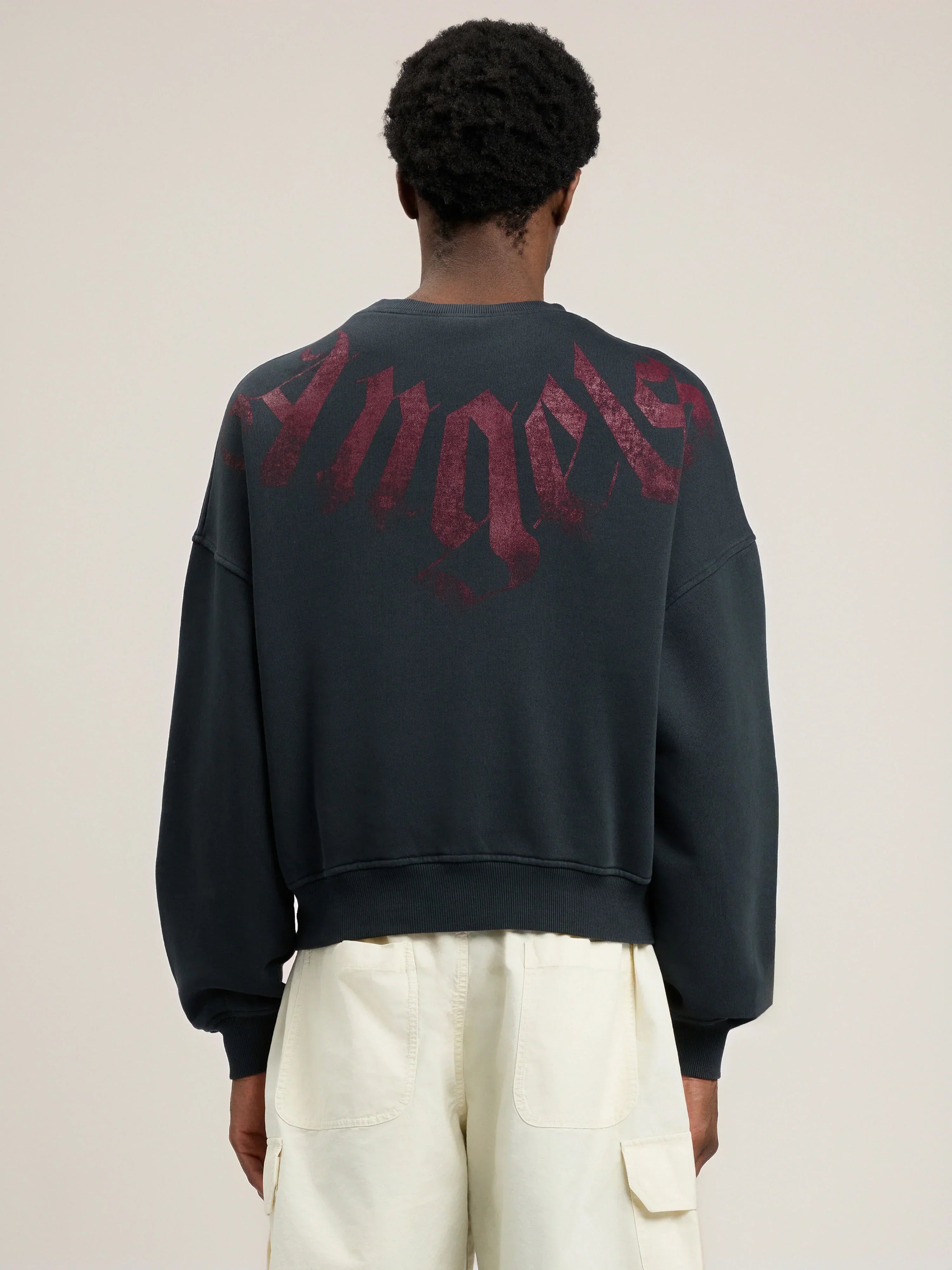 Big Neck Logo Loose Sweatshirt