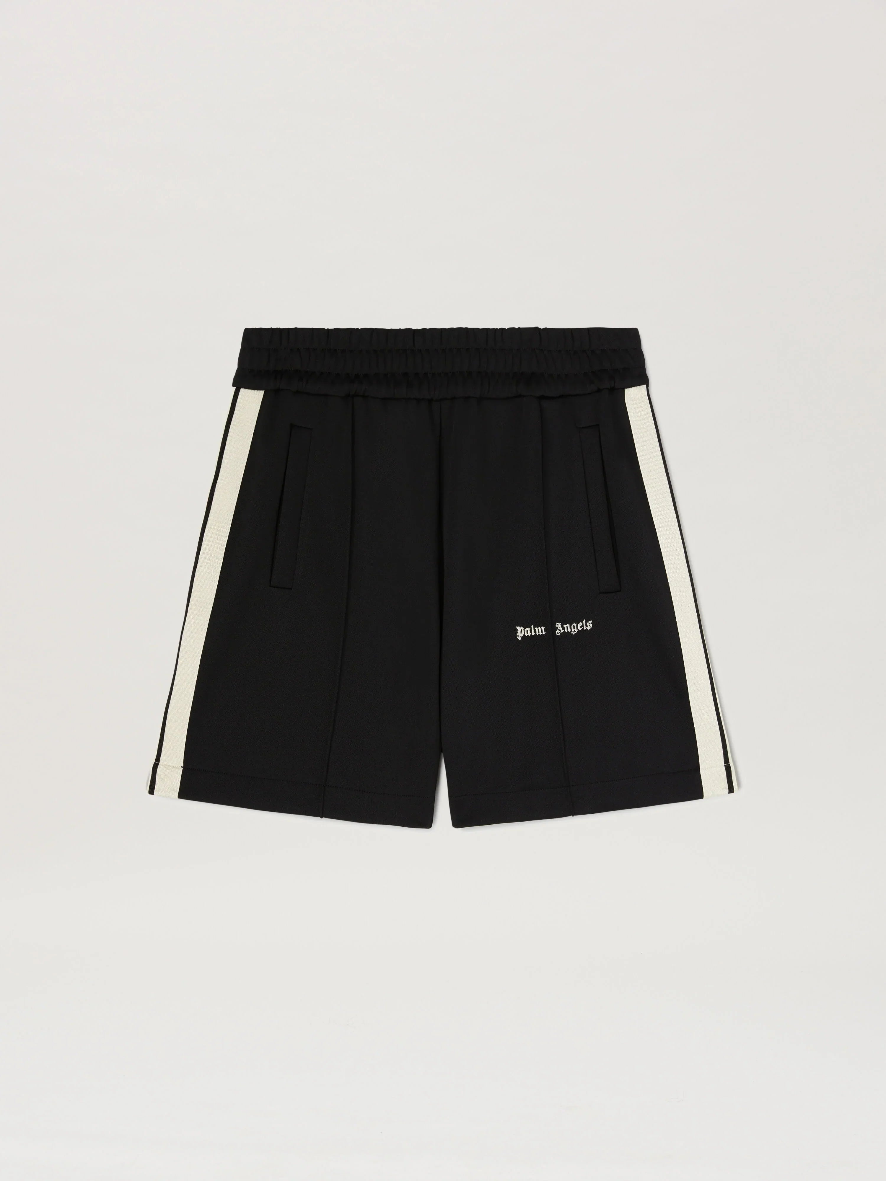 CLASSIC LOGO TRACK SHORTS BLACK OFF WHIT