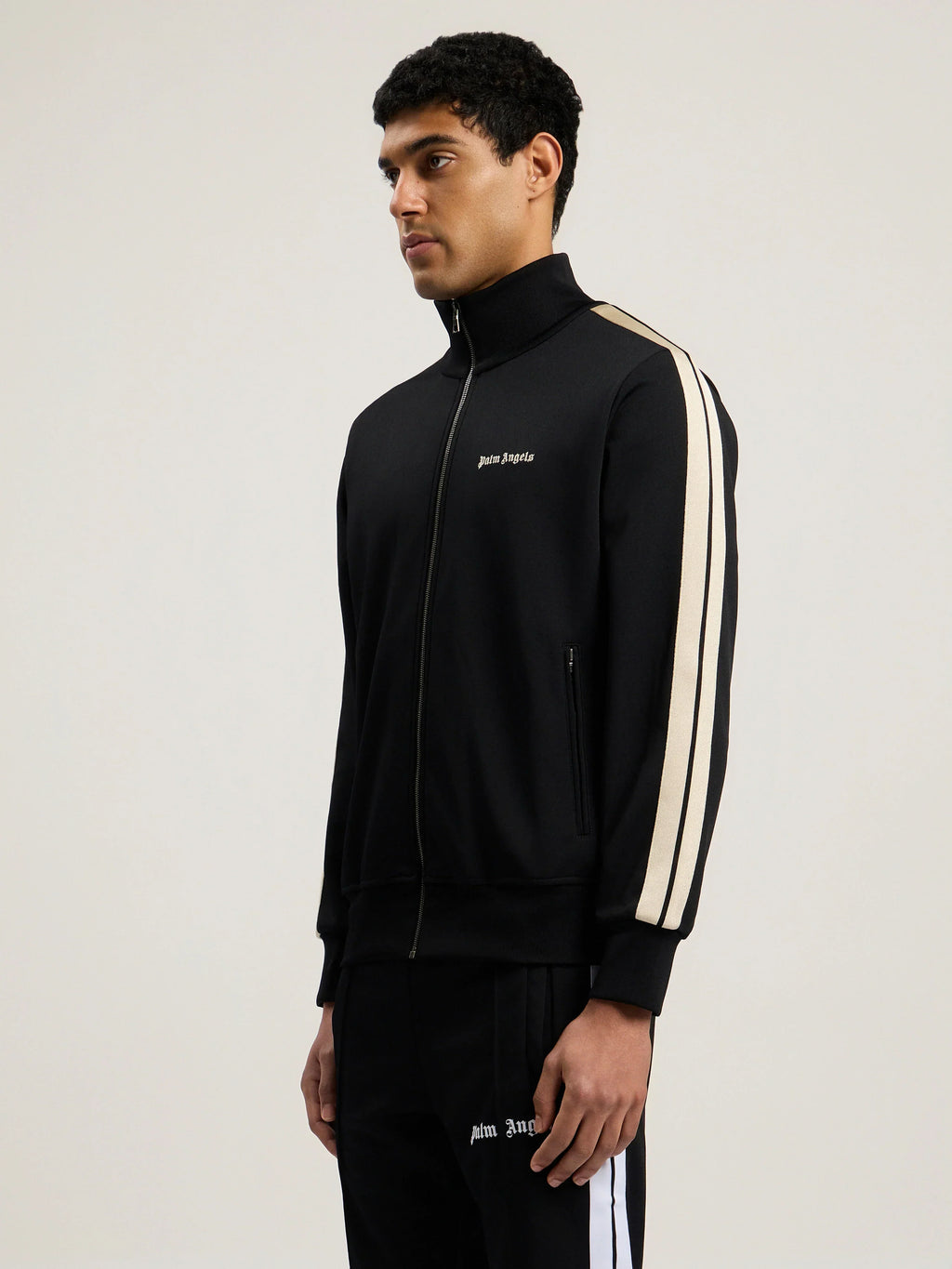 CLASSIC LOGO TRACK JACKET BLACK - OFF WH